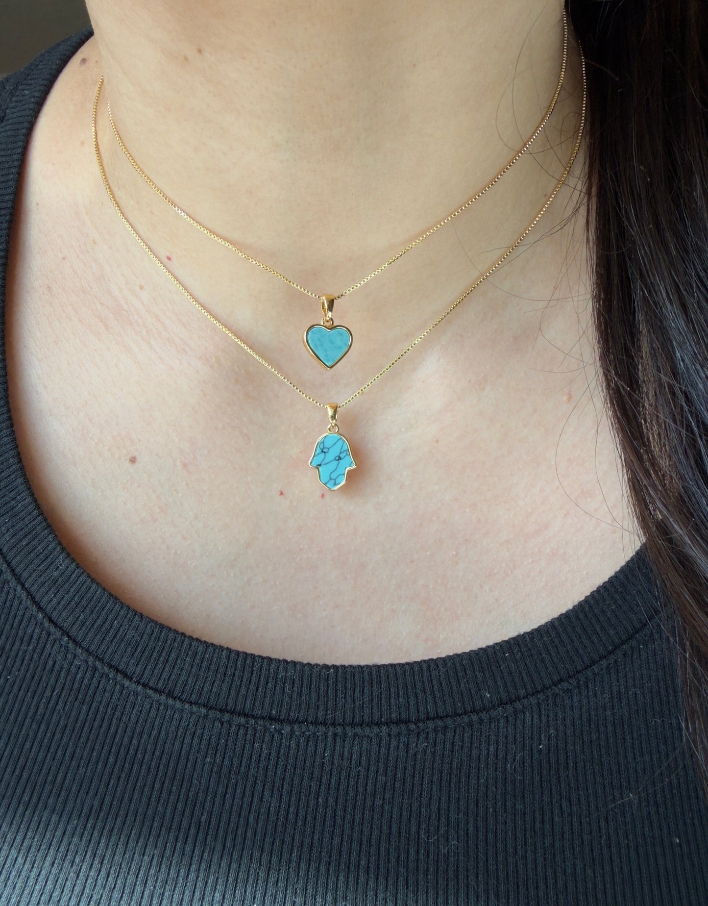 Turquesa Heart Necklace