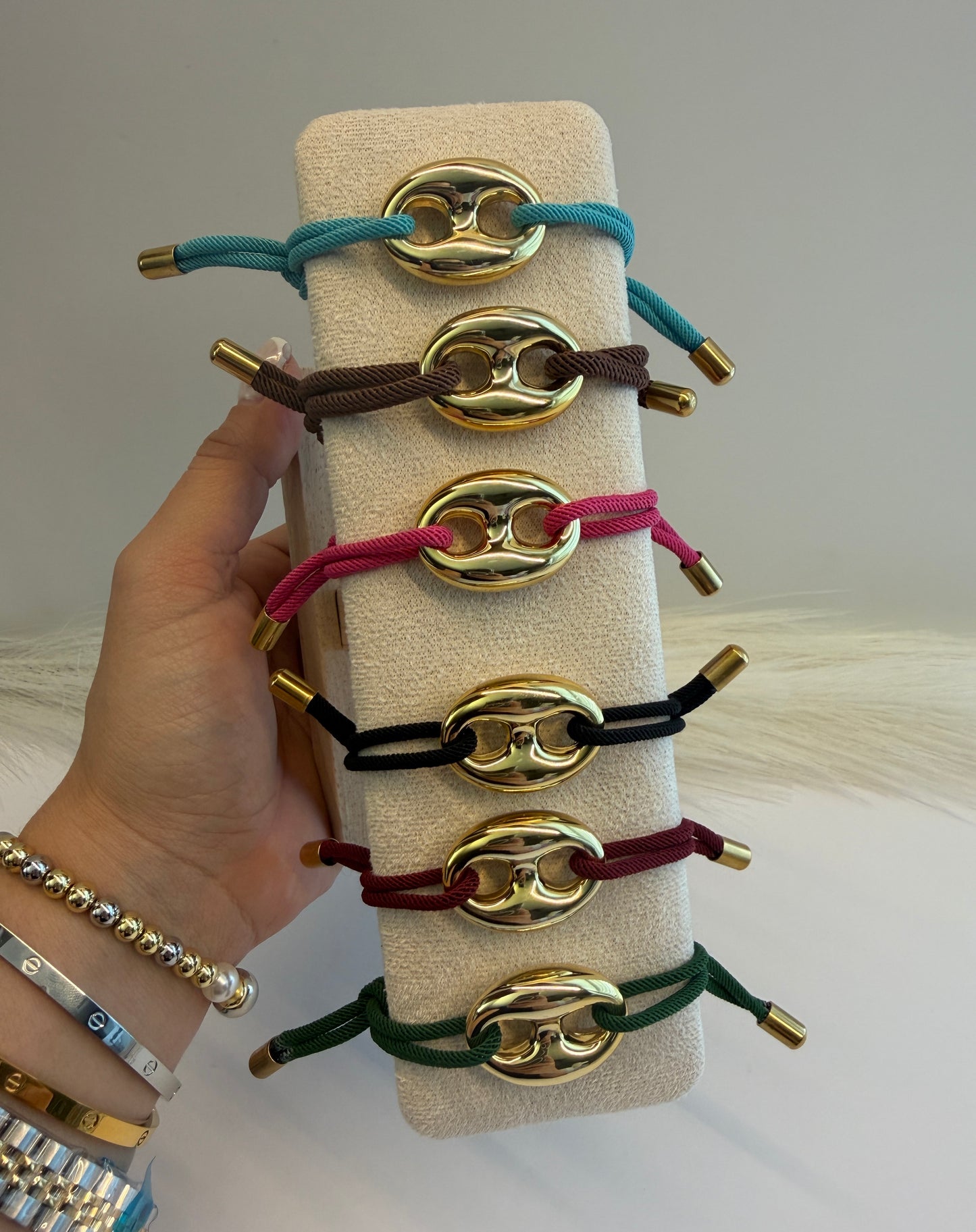 Cord Link Bracelet