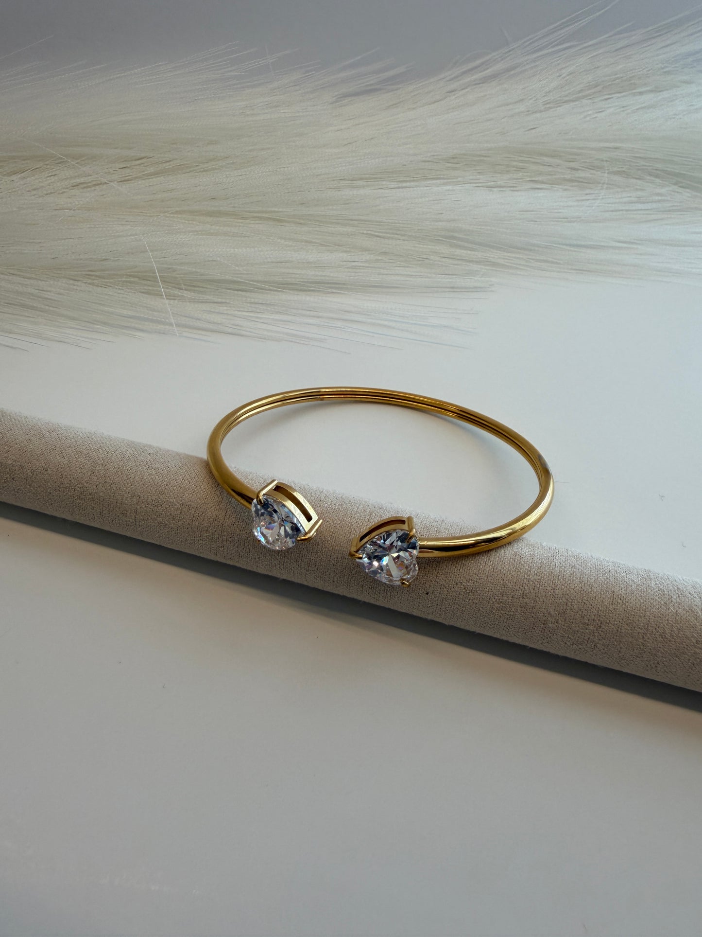Crystal hearts Bracelet