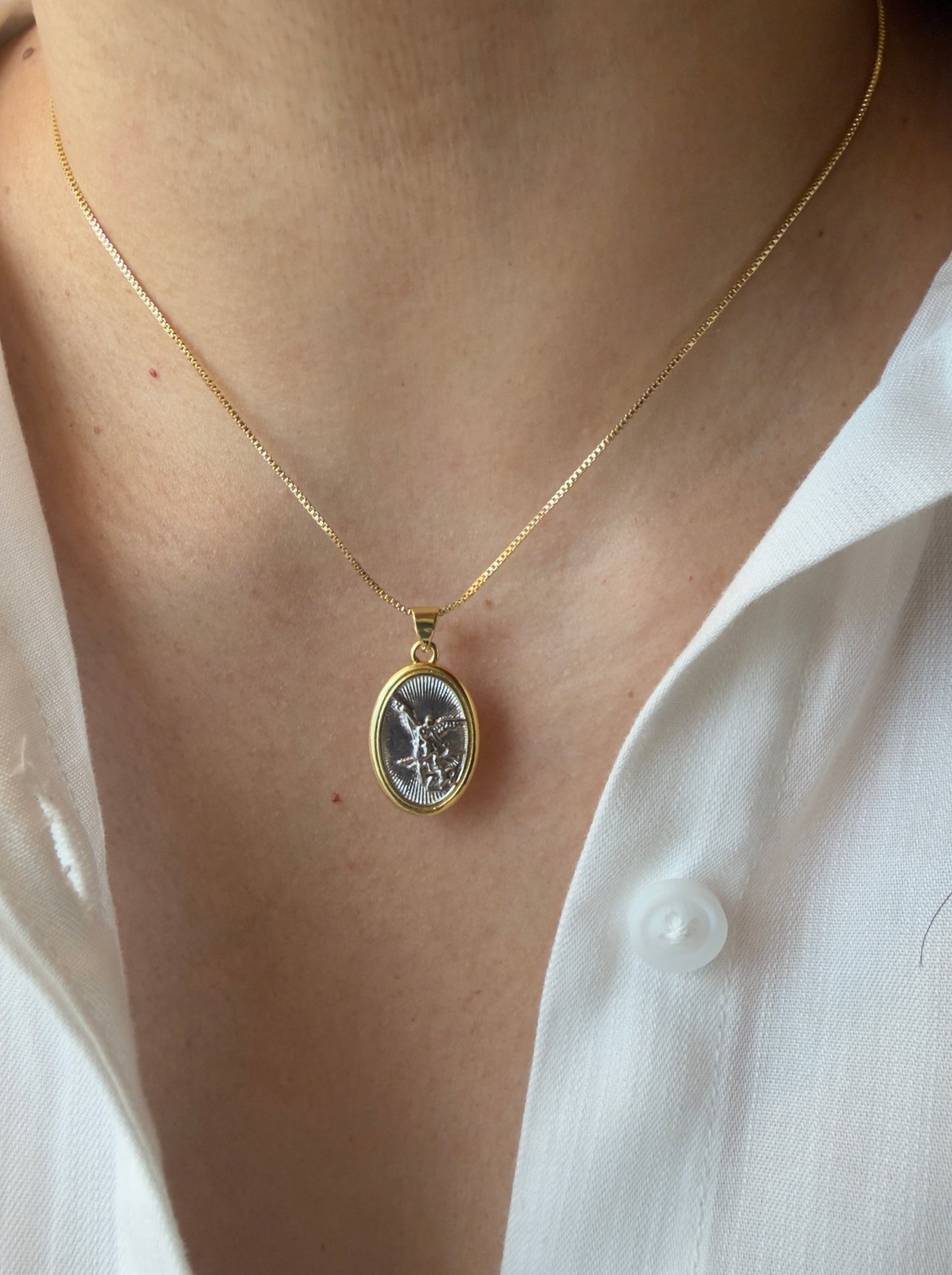 Mi  Arcángel Necklace