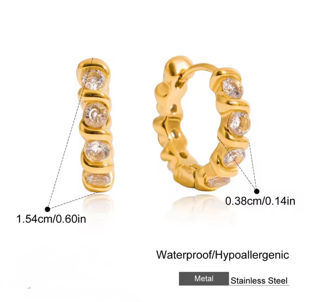 Zircon Hoops