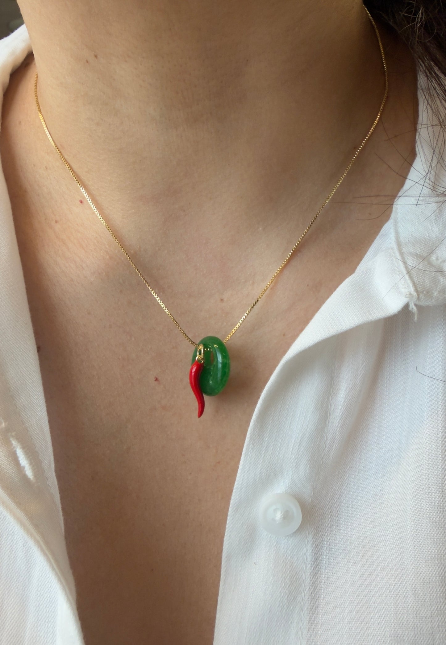 Calma y protección Necklace