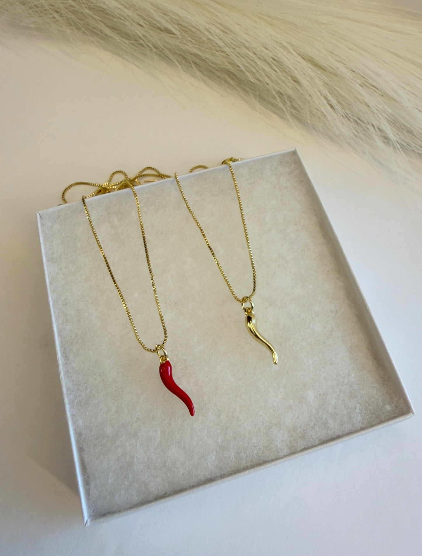 Mini Cuerno Italiano Necklace