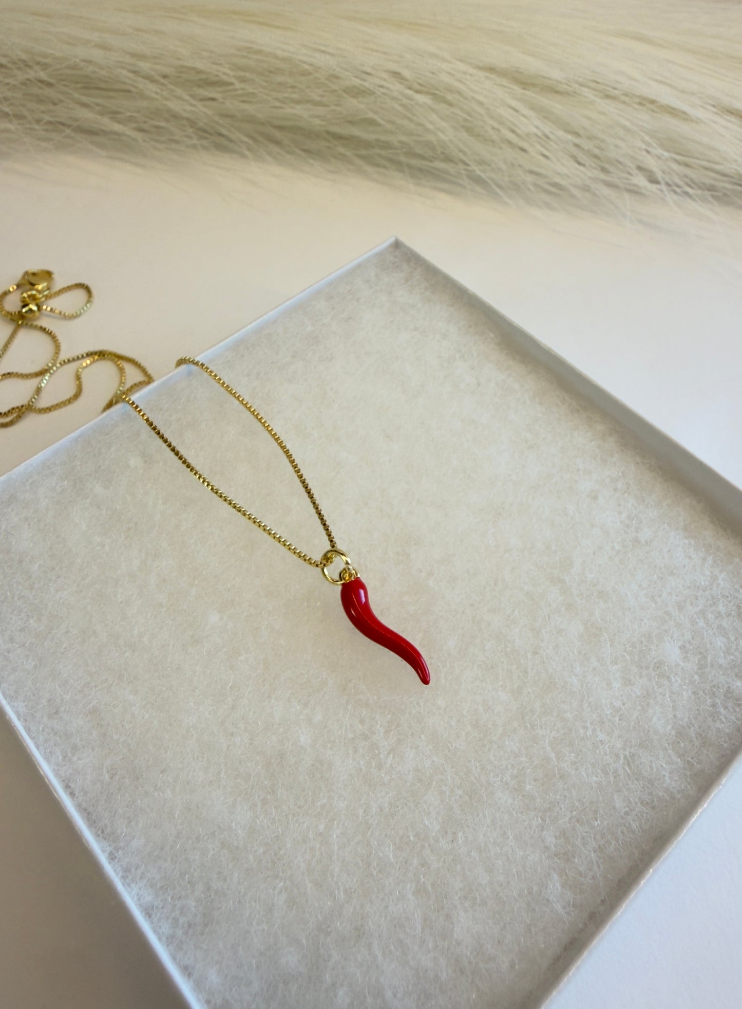 Mini Cuerno Italiano Necklace
