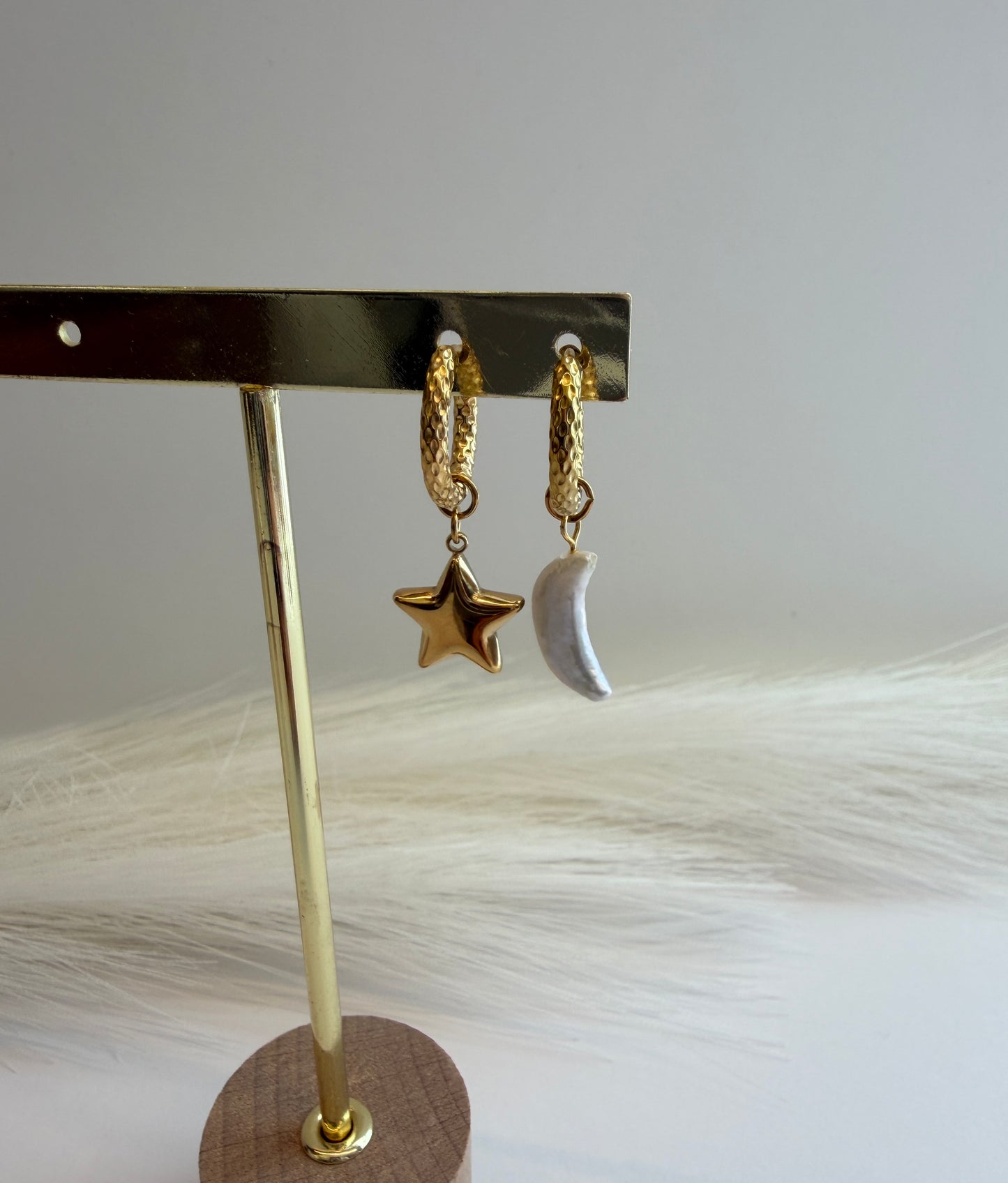Celeste Mismatch Hoops