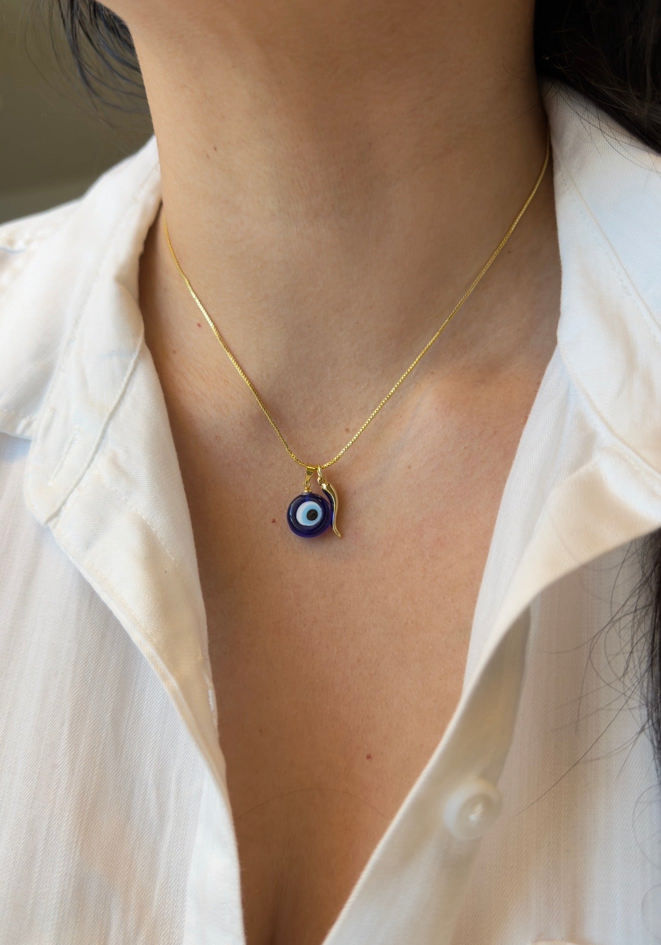 Guardián azul Necklace