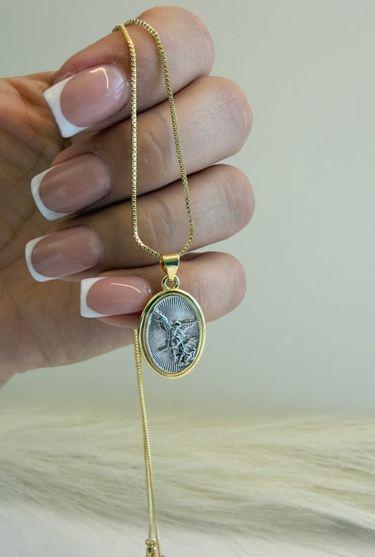 Mi  Arcángel Necklace