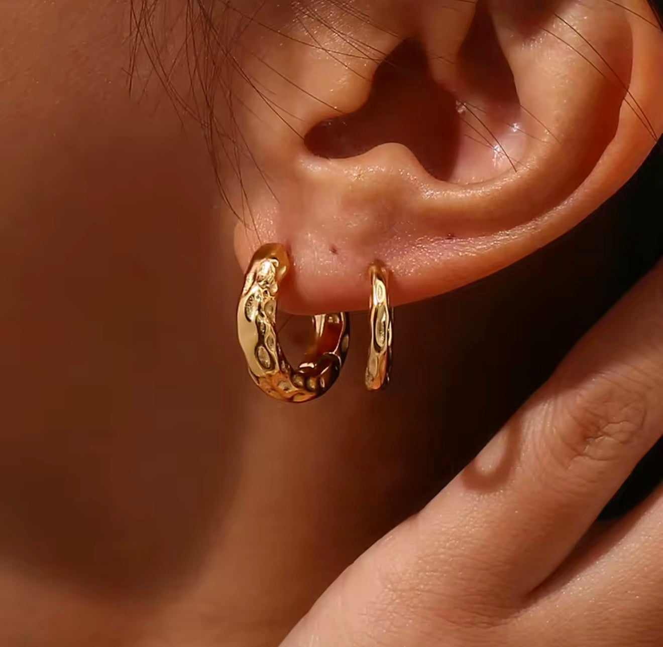 Textured Hoops