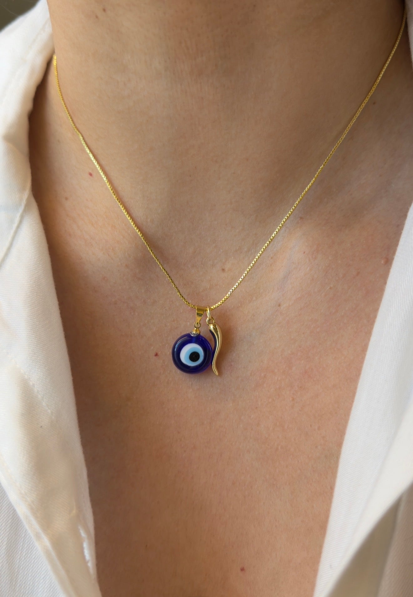 Guardián azul Necklace