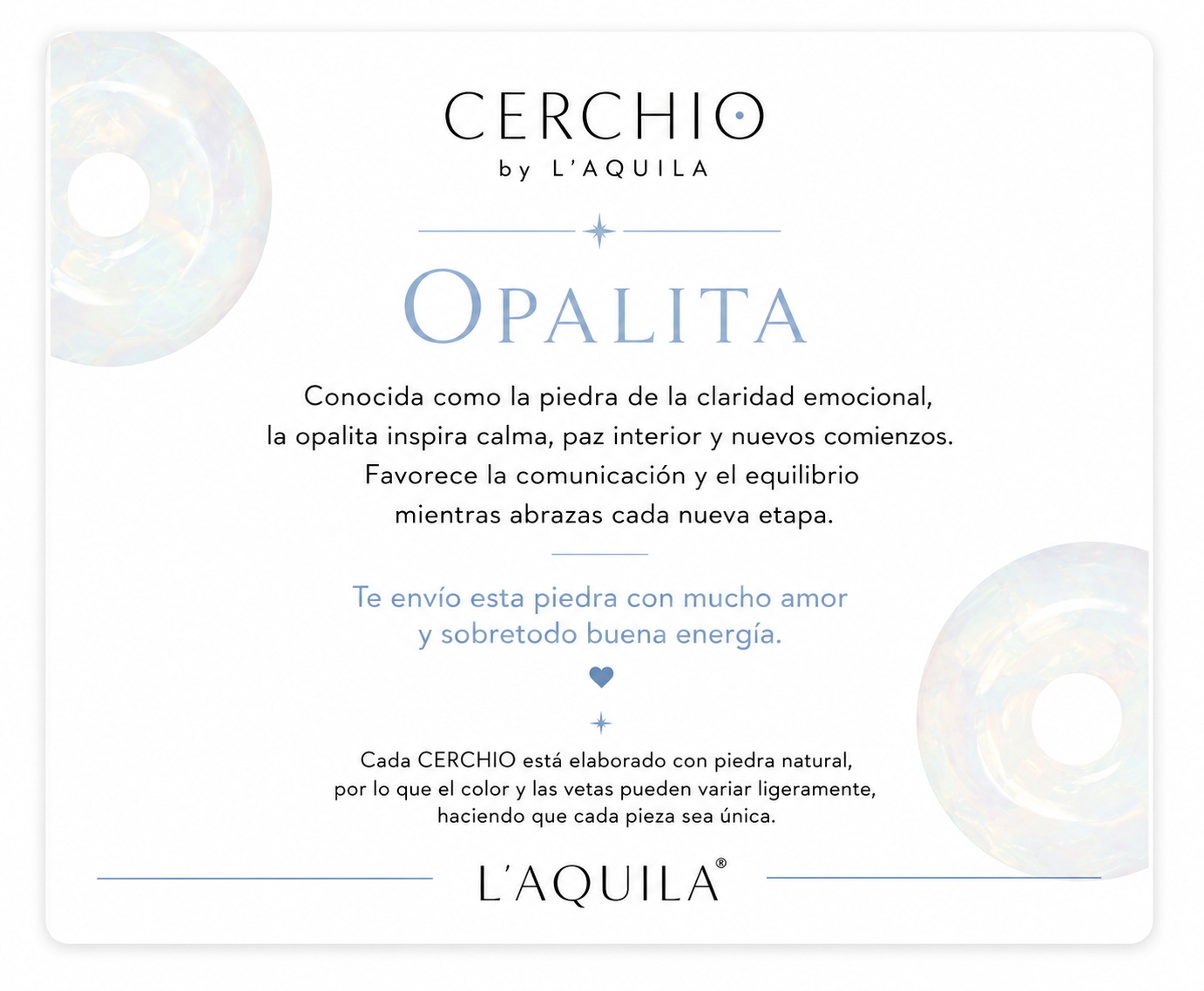 Cerchio Opalita