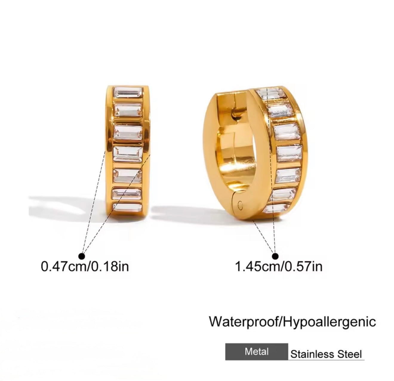 Lumi Baguette Hoops