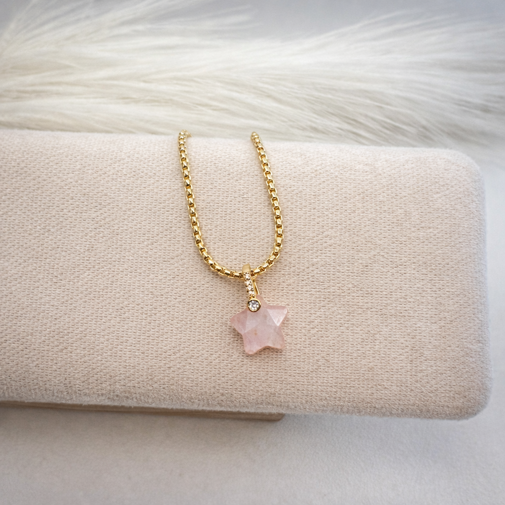 Rose Star Necklace