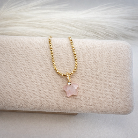 Rose Star Necklace