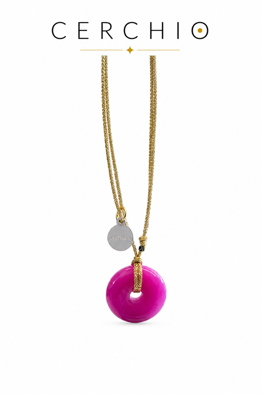 Cerchio Ágata Fucsia