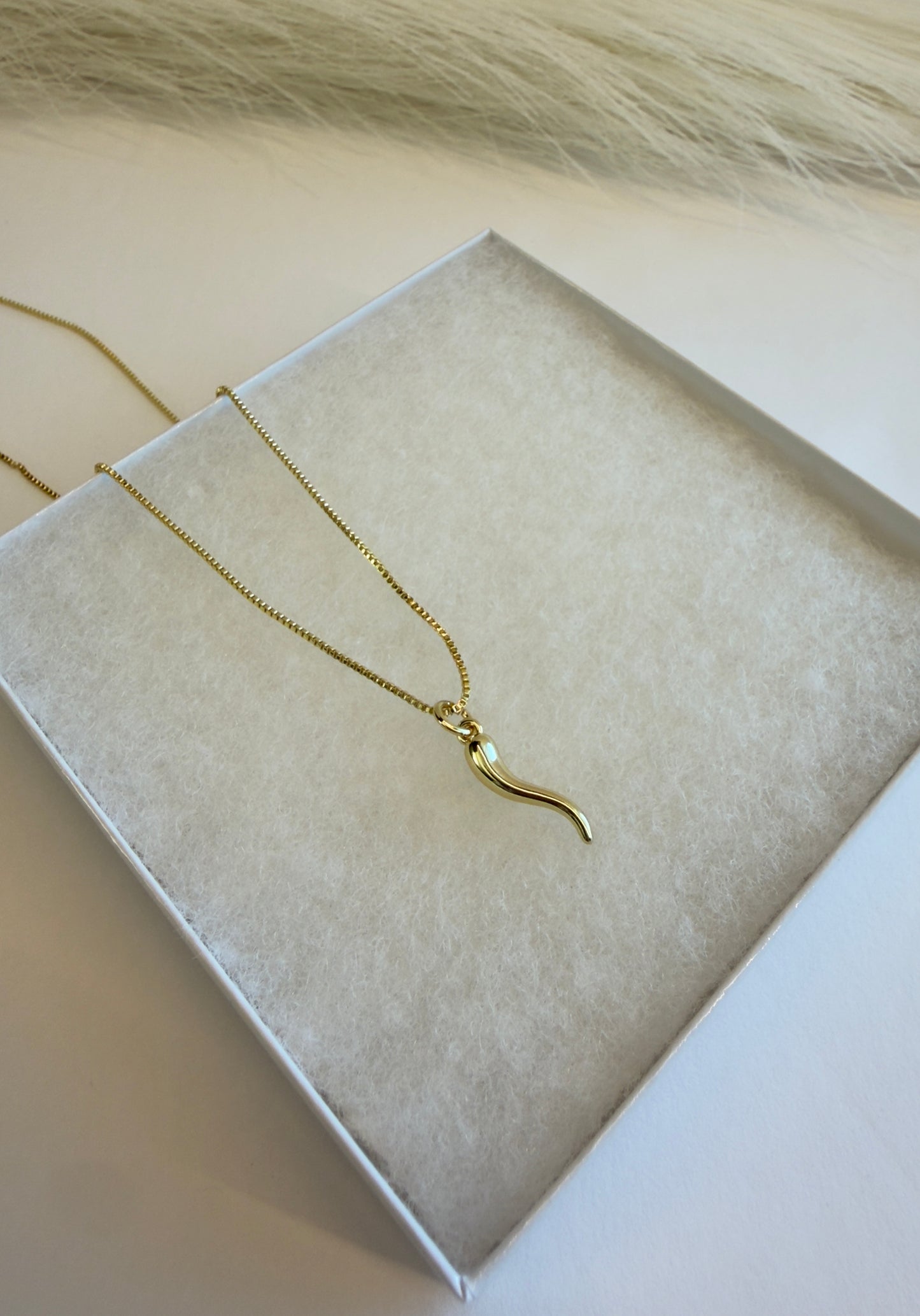 Mini Cuerno Italiano Necklace