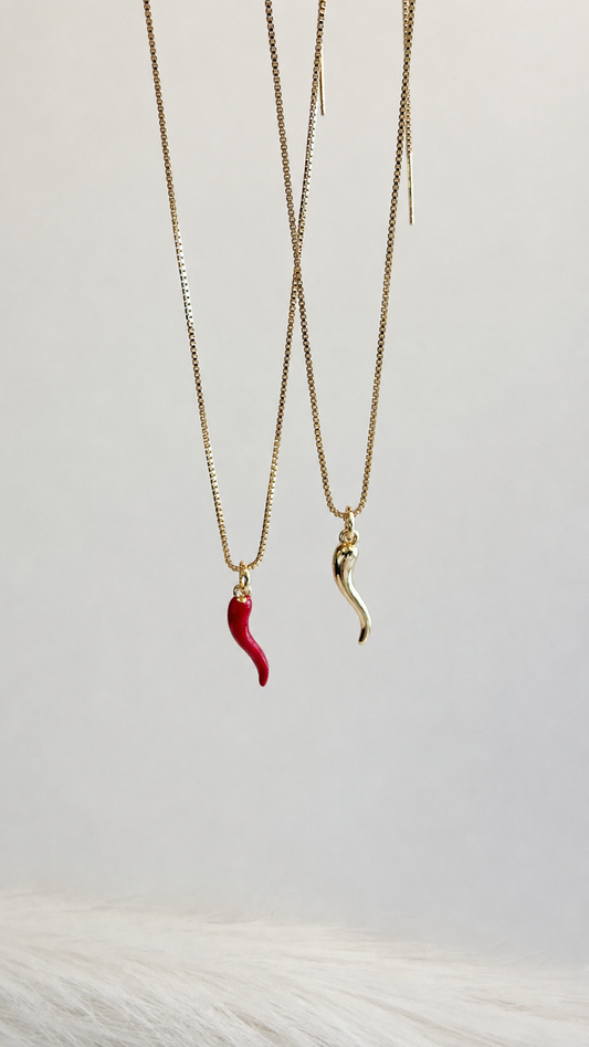 Mini Cuerno Italiano Necklace