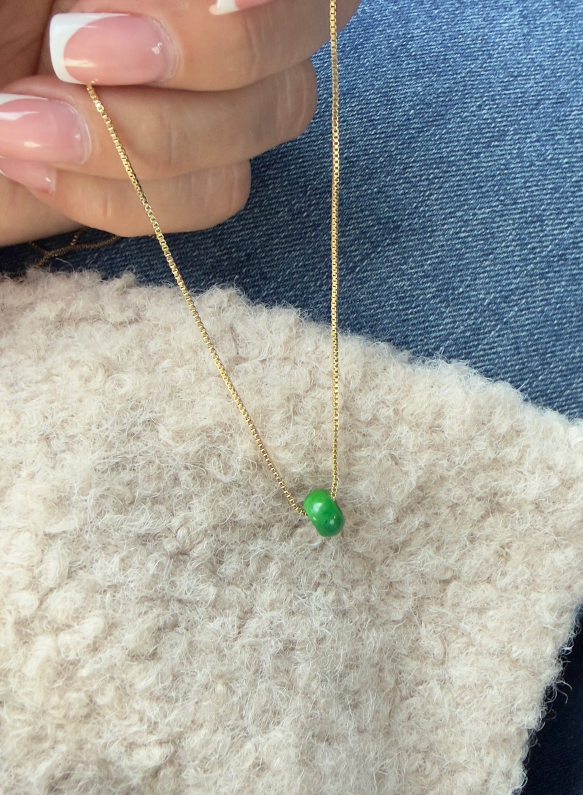 Jade verde Necklace