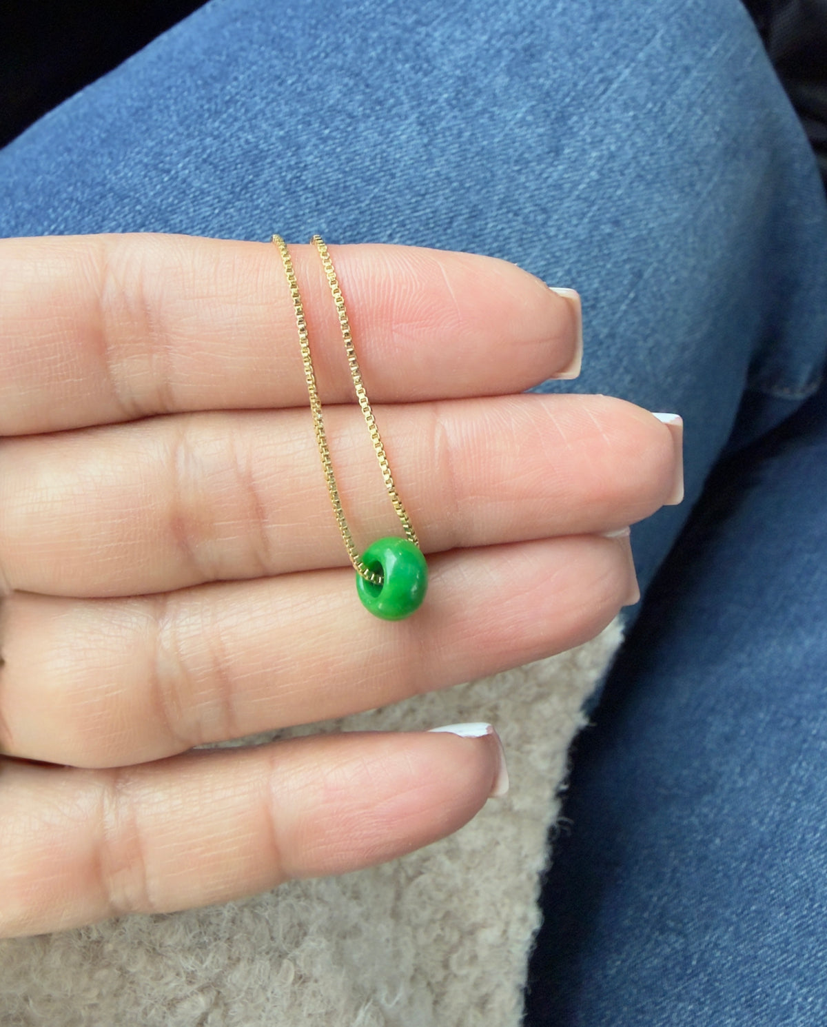 Jade verde Necklace