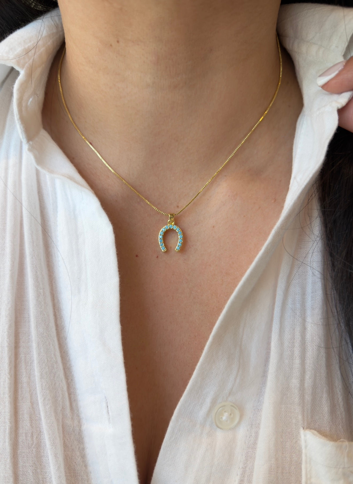 Herradura Turquesa Necklace