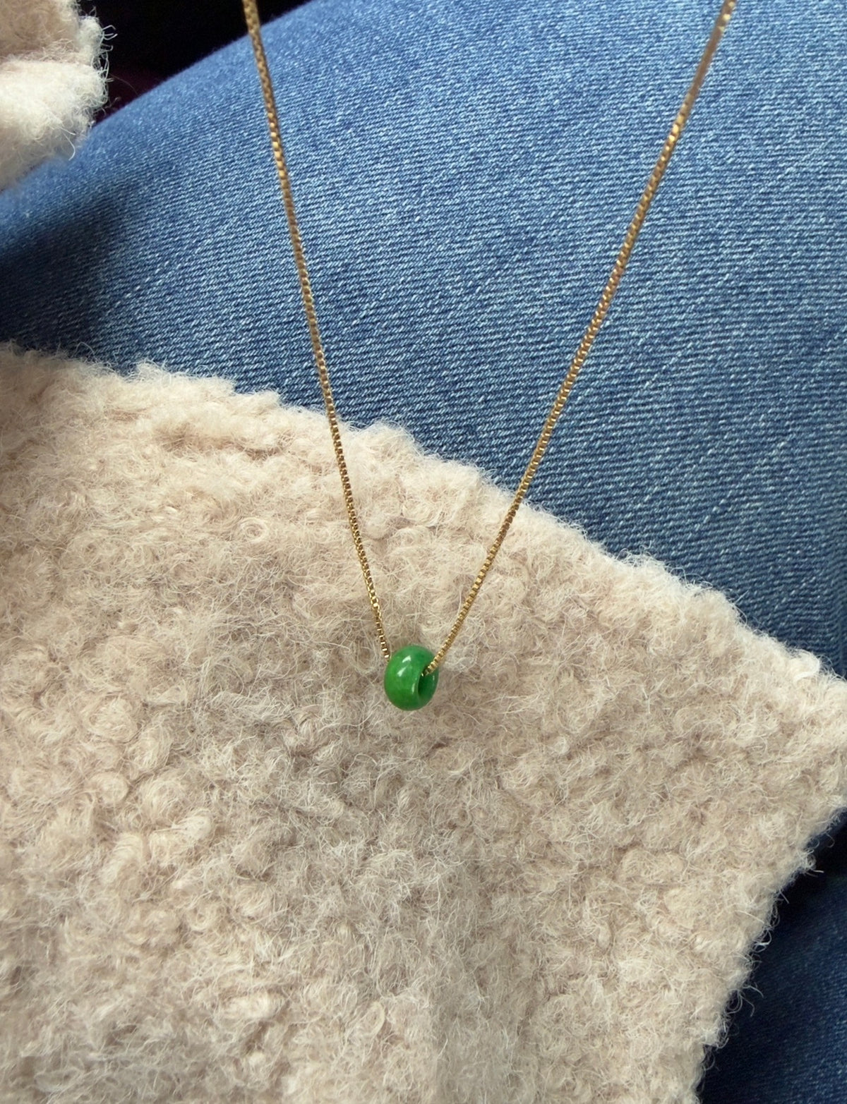 Jade verde Necklace