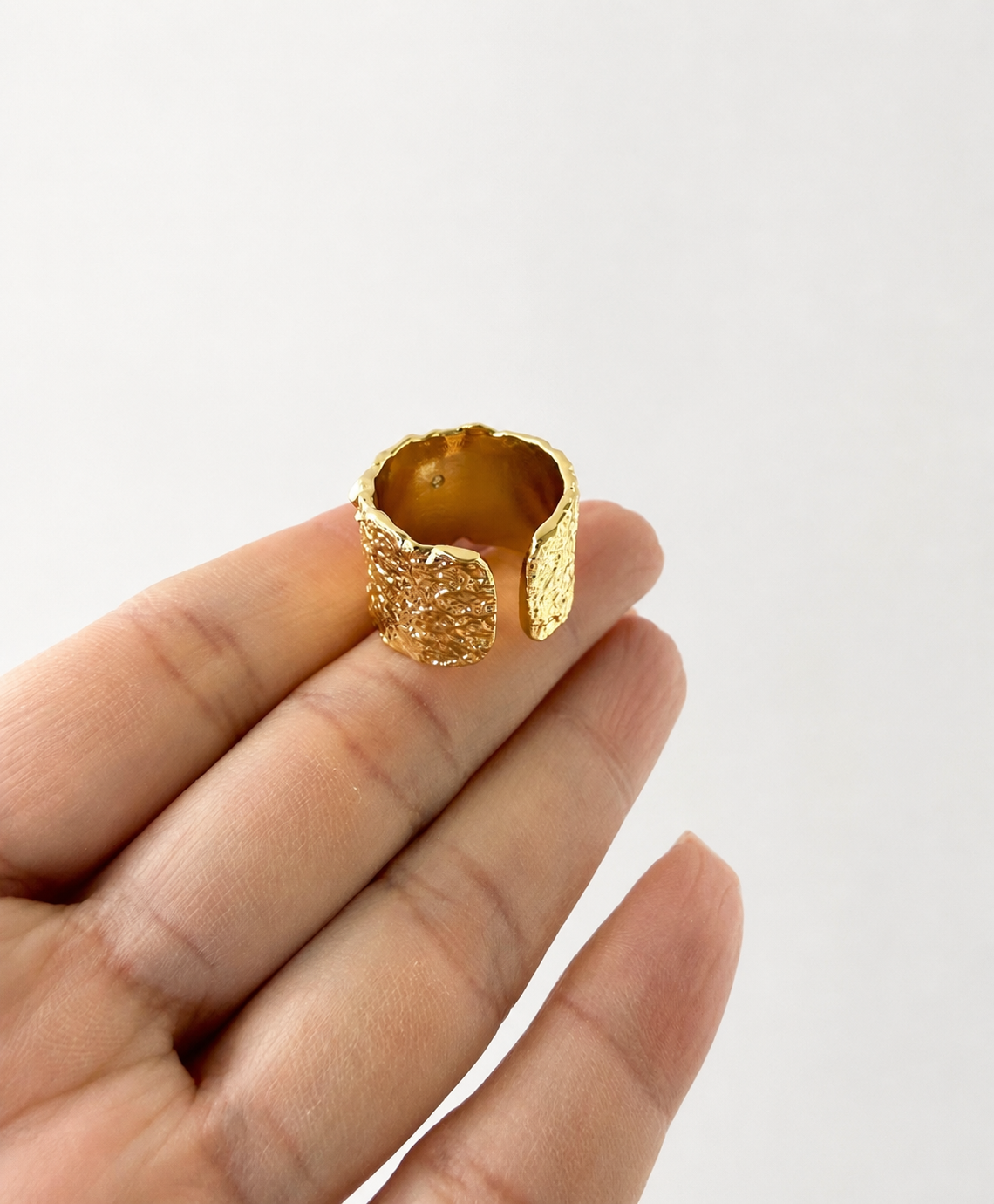 Golden Nazar Ring