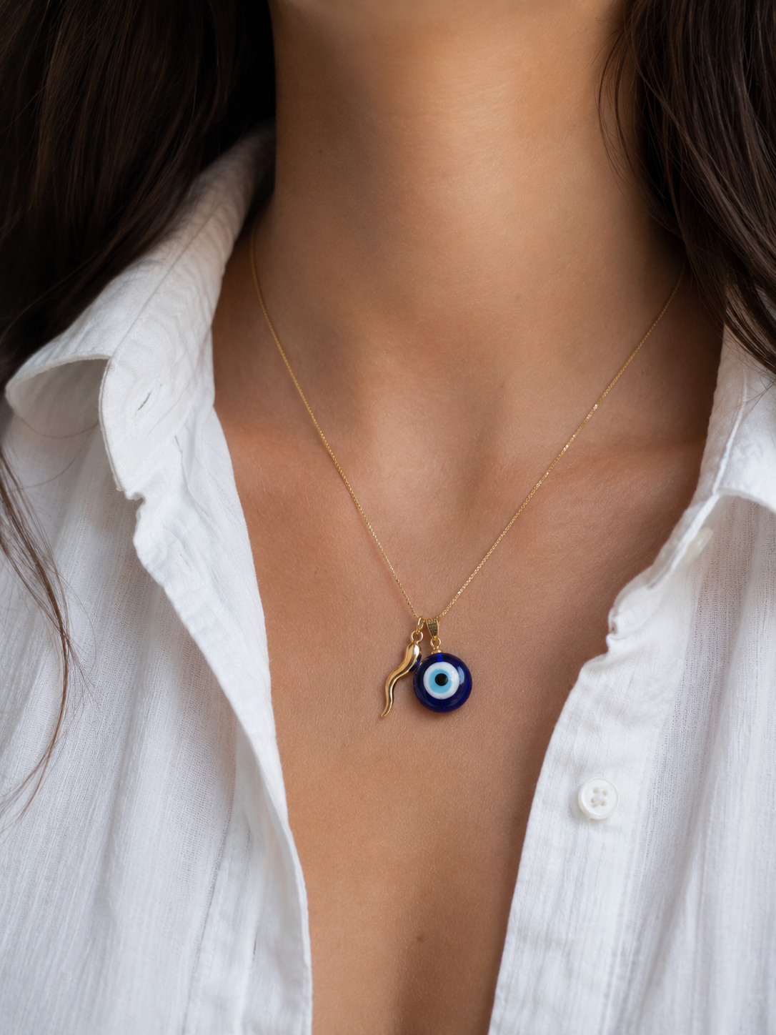 Guardián azul Necklace