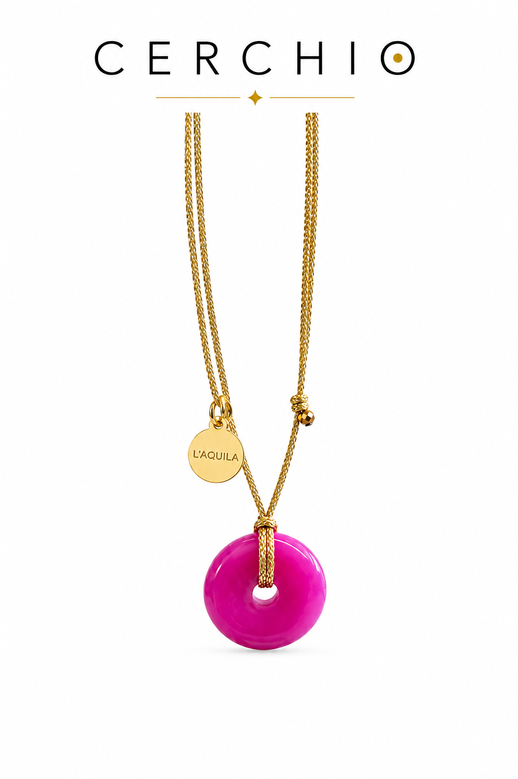 Cerchio Ágata Fucsia