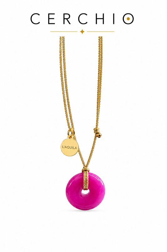 Cerchio Ágata Fucsia